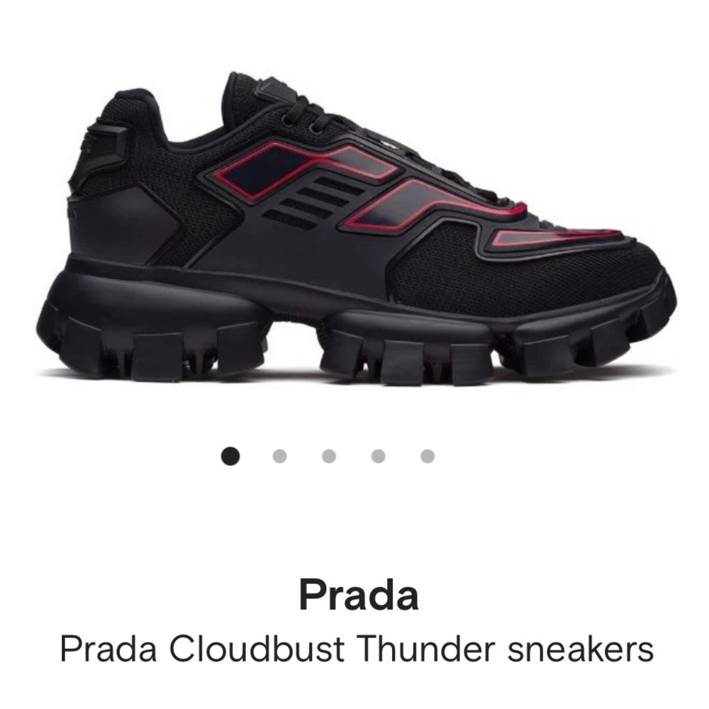 Prada Cloudburst thunder sneaker - like new